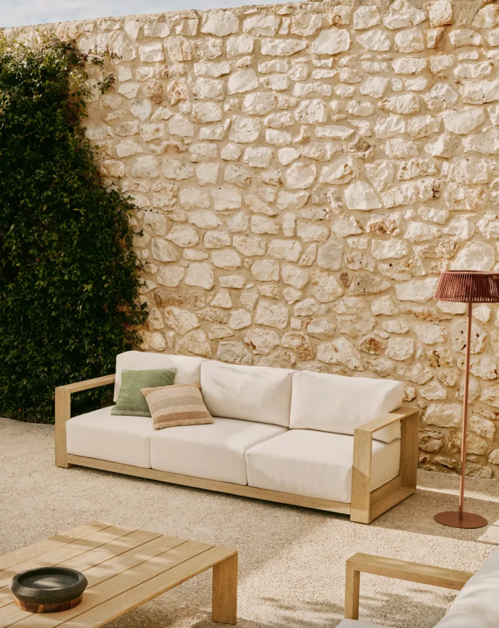 Modern Acacia Sofa