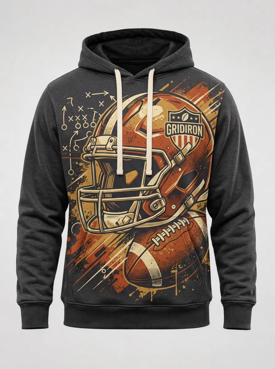 Men's Gridiron Classic Football Hoodie