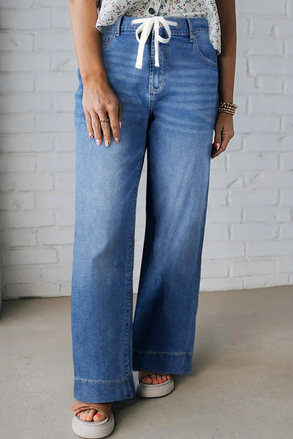 Lace Casual Jeans