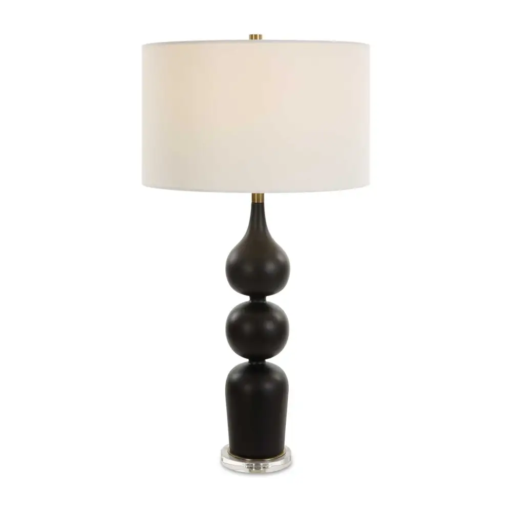 Ceramic Crystal Metal Table Lamp