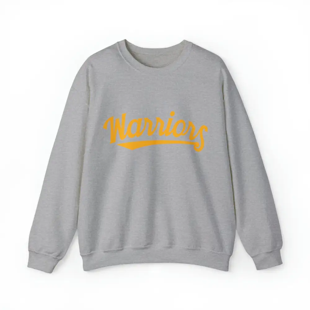 Script Blue Accent Gold Accent Team Graphic Crewneck Sweatshirt