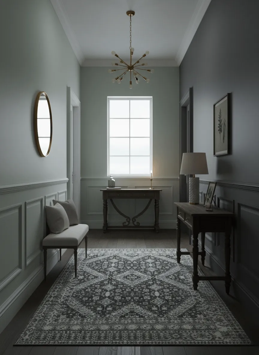 Crafted Persian Inspired Area Rug