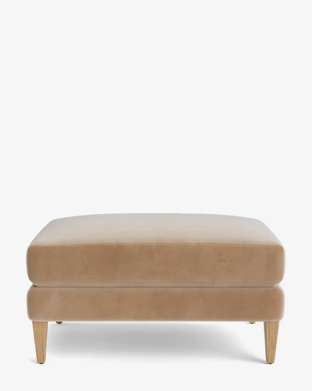 Modern Oak Ottoman