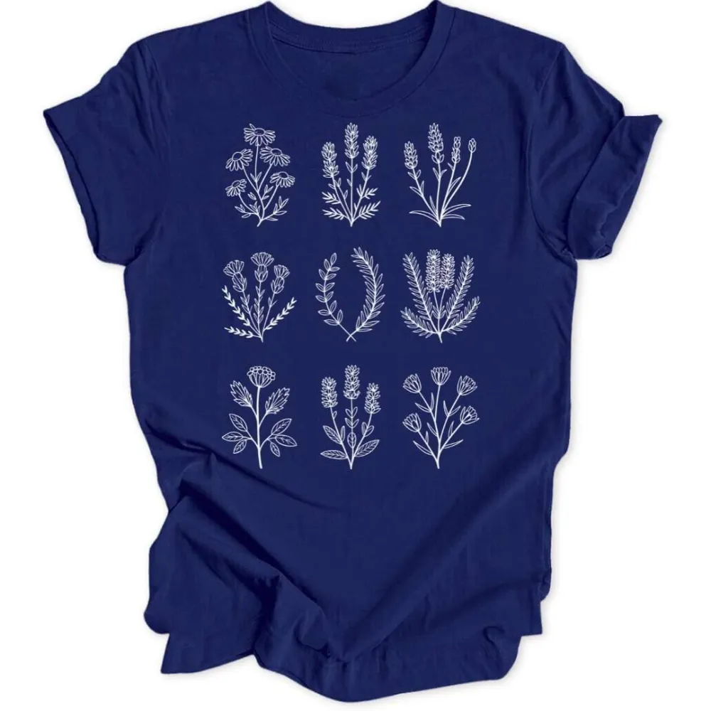 Blooming Grid Unisex T-Shirt