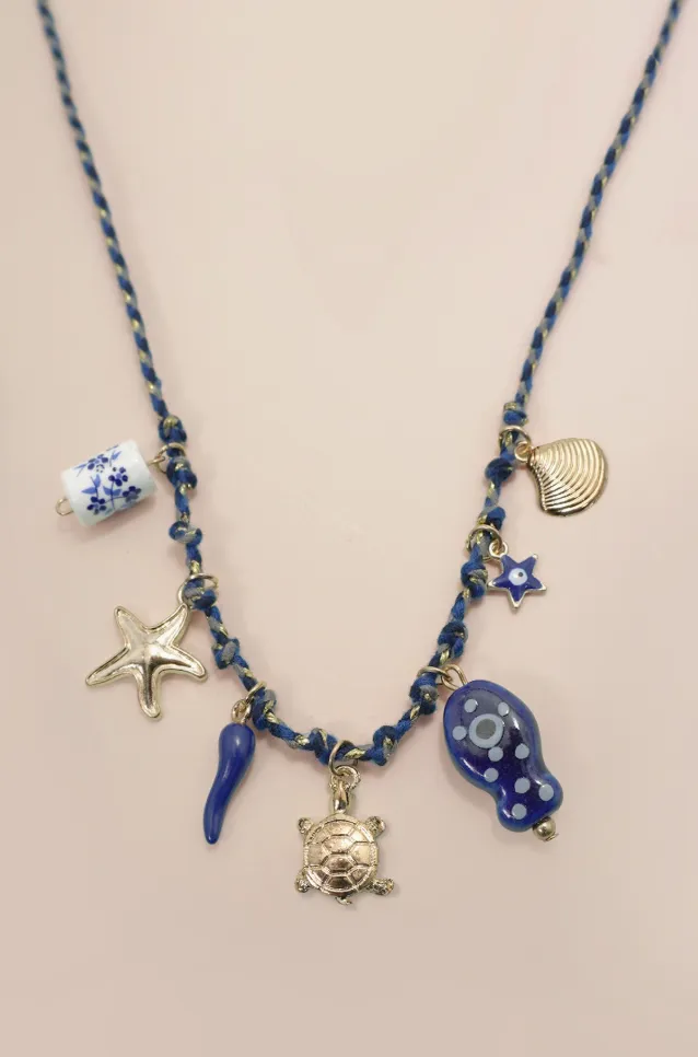 Corded Charm Necklace