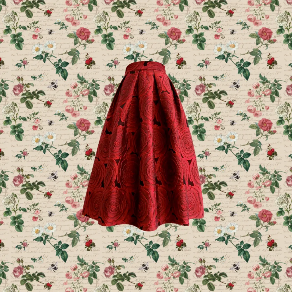 Polished Boutique Everyday Casual Polyester Skirt