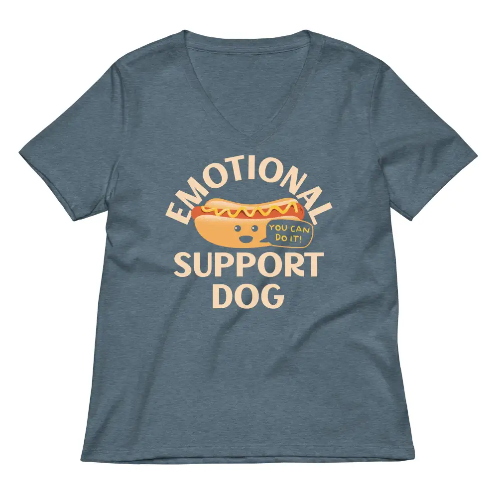 Dog Animal V Neck Tee