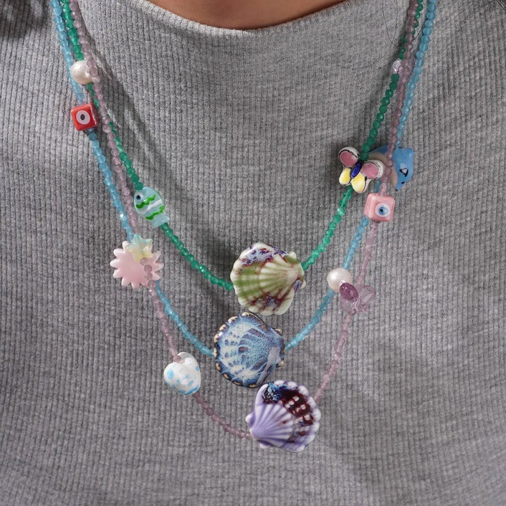 Crystal Shell Necklace