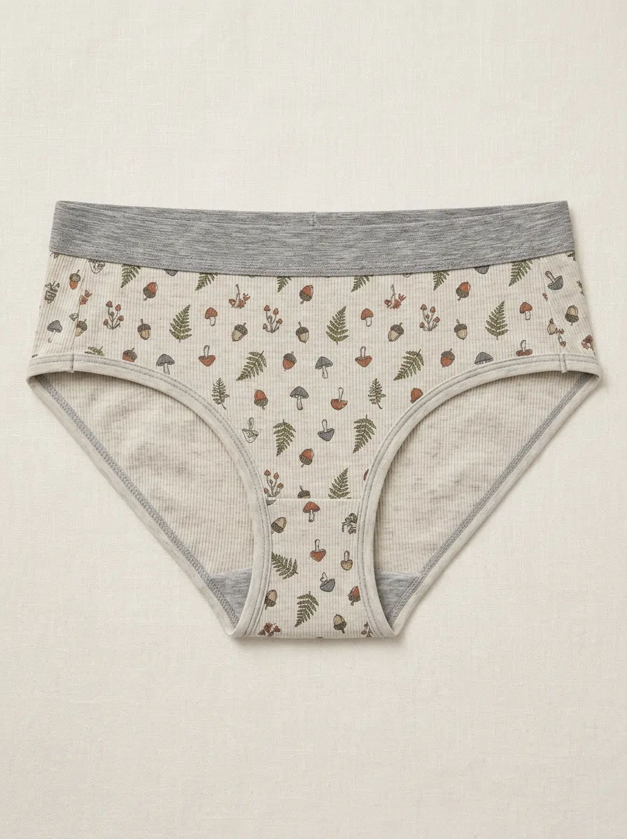Women's Fern Patterned Panties