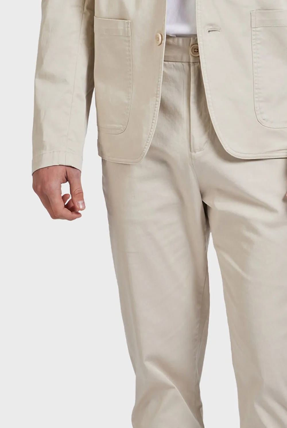Slim Fit 5 Pocket Stretch Cotton Casual Pants
