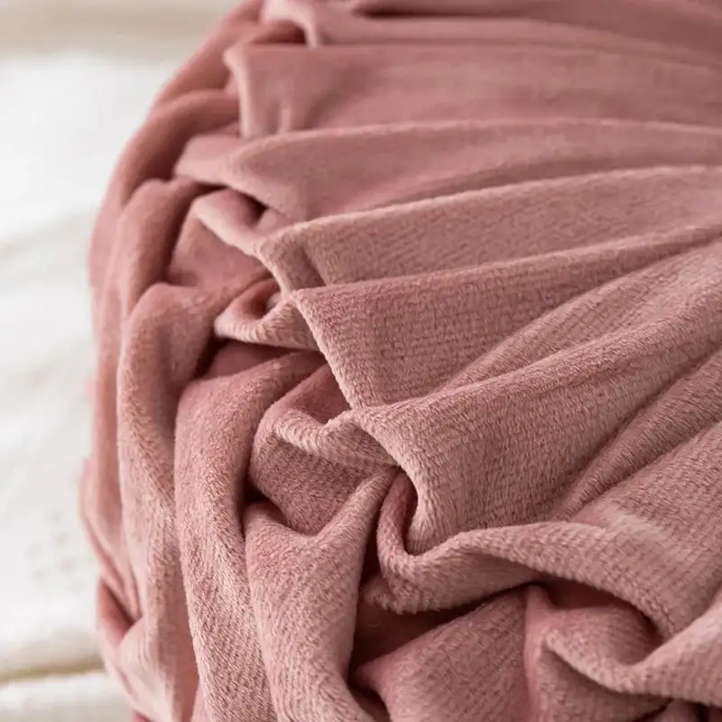 Floral Round Decorative Throw Blanket