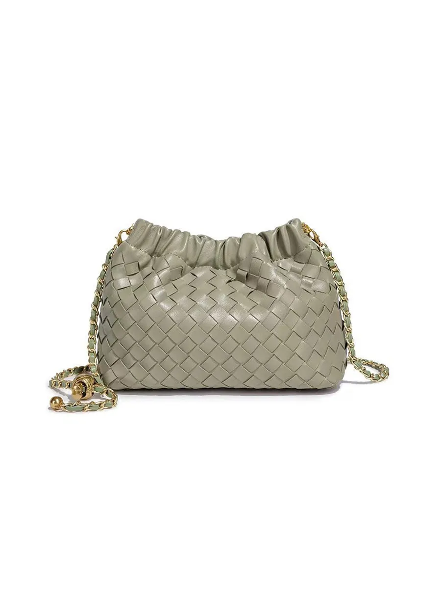 Valentina Hand-Woven Cloud Bag