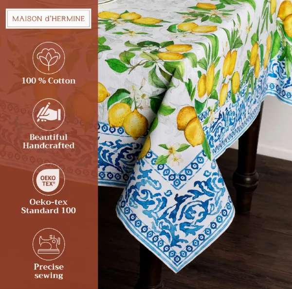 Cedrat Cotton Tablecloth