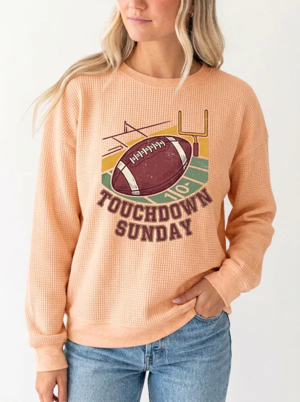Football Graphic Casual Sweatshirt