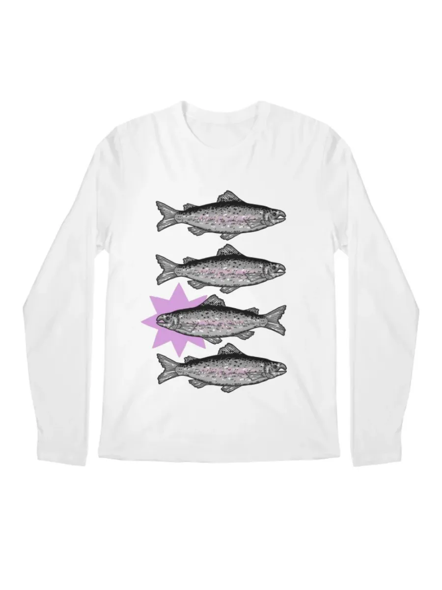 Trout Graphic Casual T-Shirt