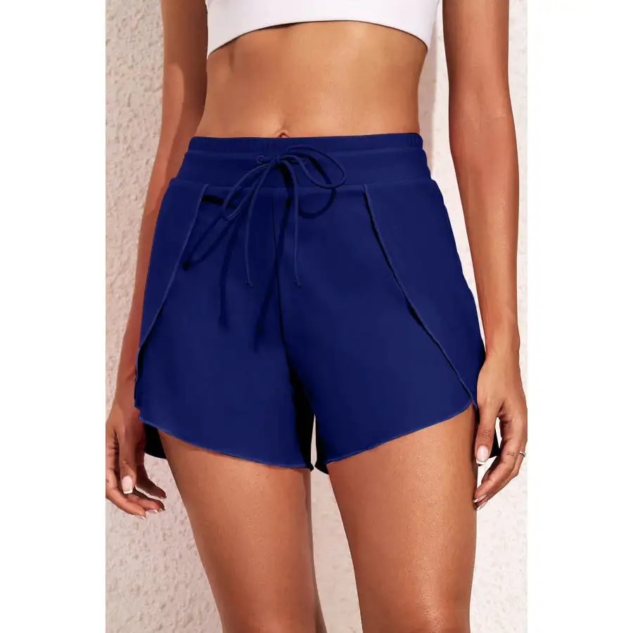 Women's Drawstring Shorts Swim Bottom