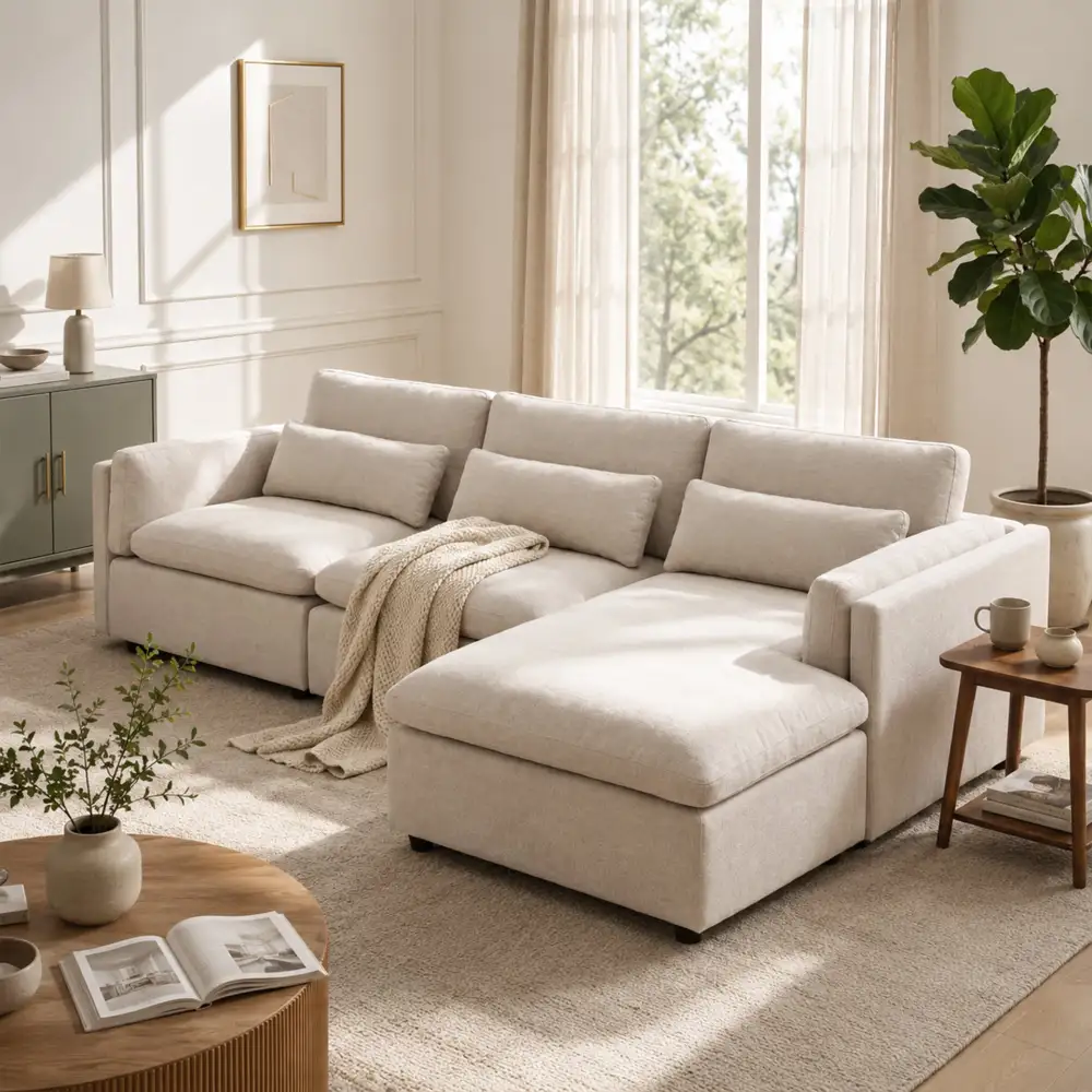 Comfort Seating Plush Modular Sofa