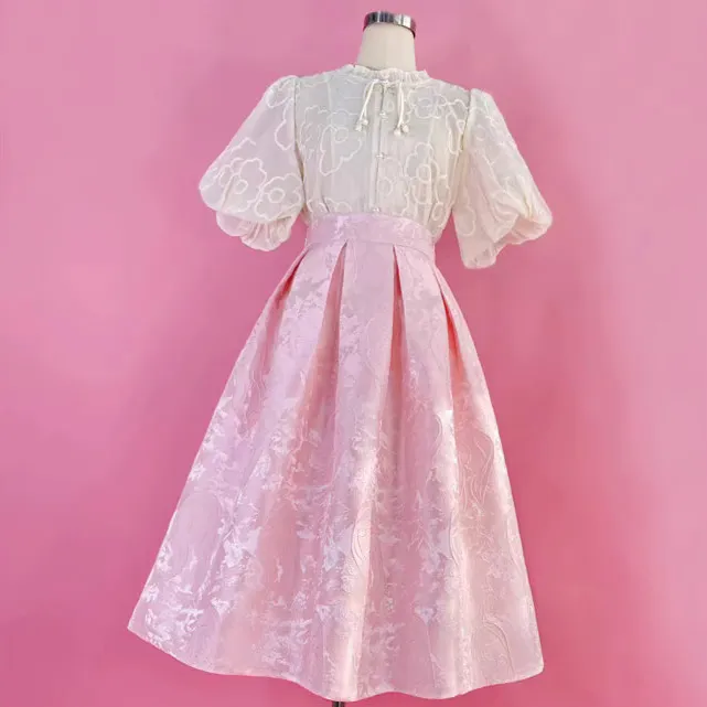 Casual Street Everyday Casual Embroidered Skirt