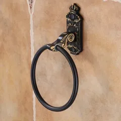 Vintage Ornate Towel Ring