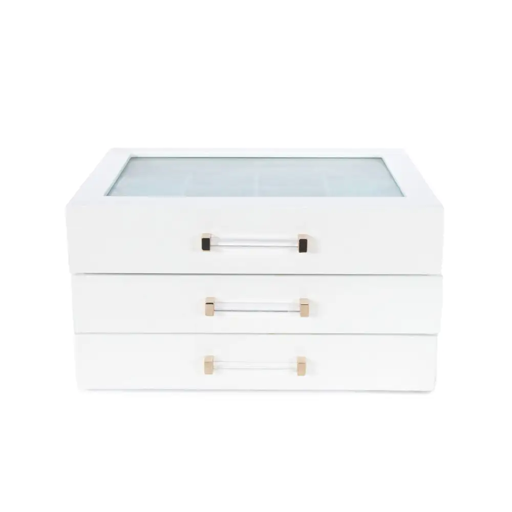 Kendall Clear Lid Jewelry Box