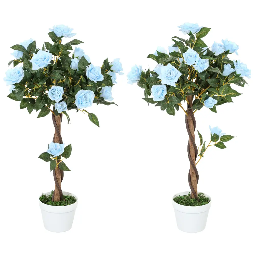 Living Space Round Artificial Floral Plant