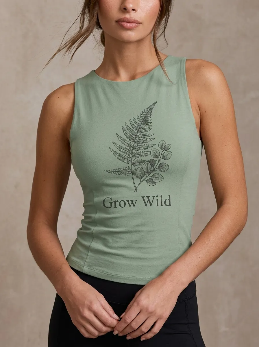 Nature Lover Fern Tank Top
