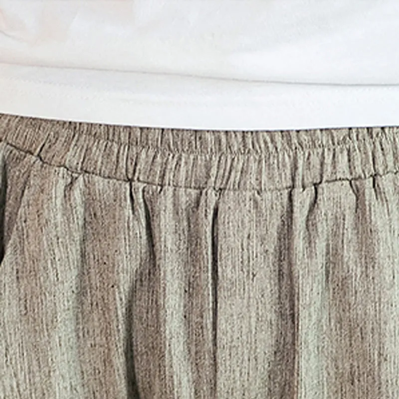 Drawstring Elastic Waist Pants