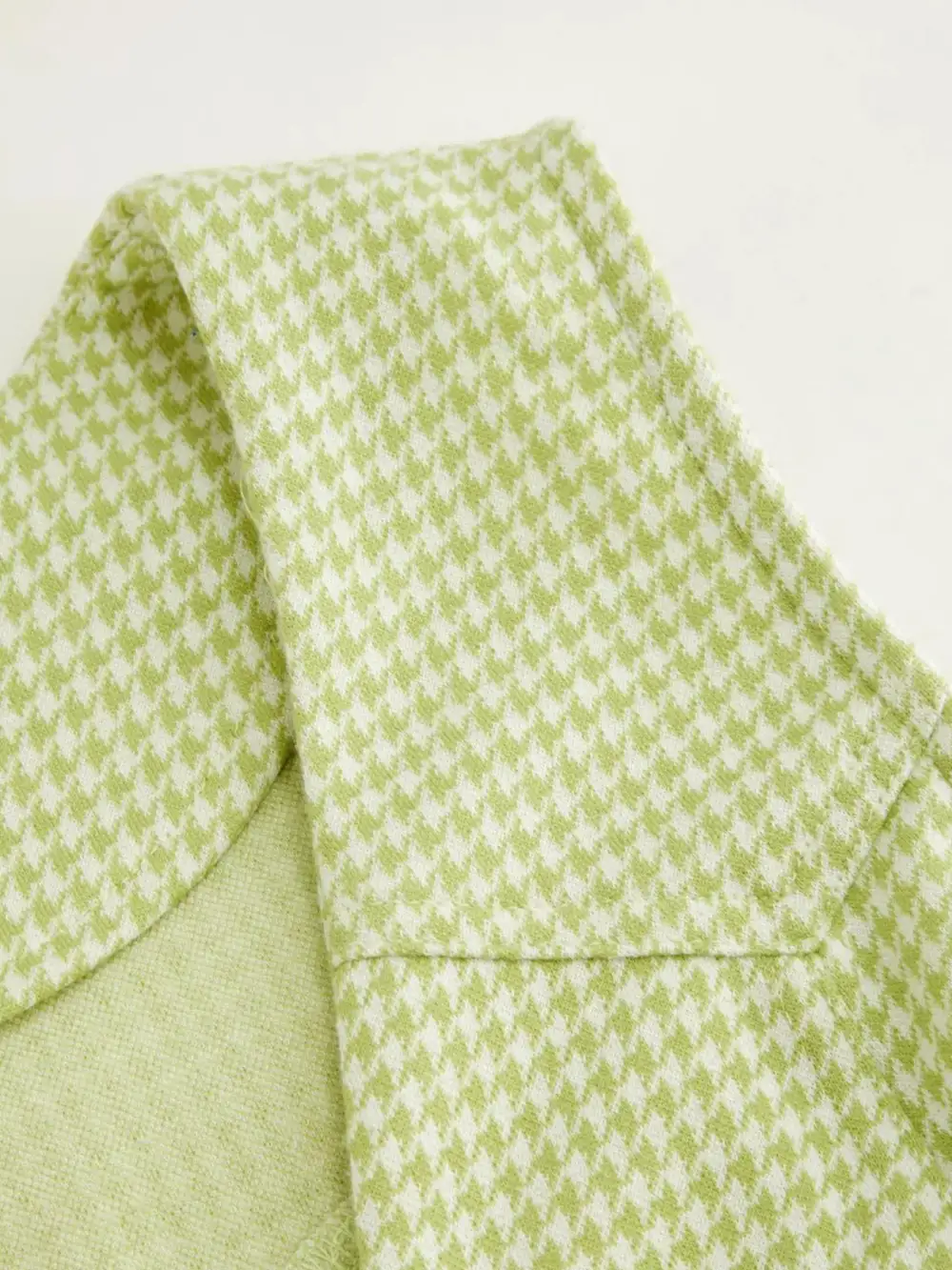Gingham Button A-Line Mini Dress