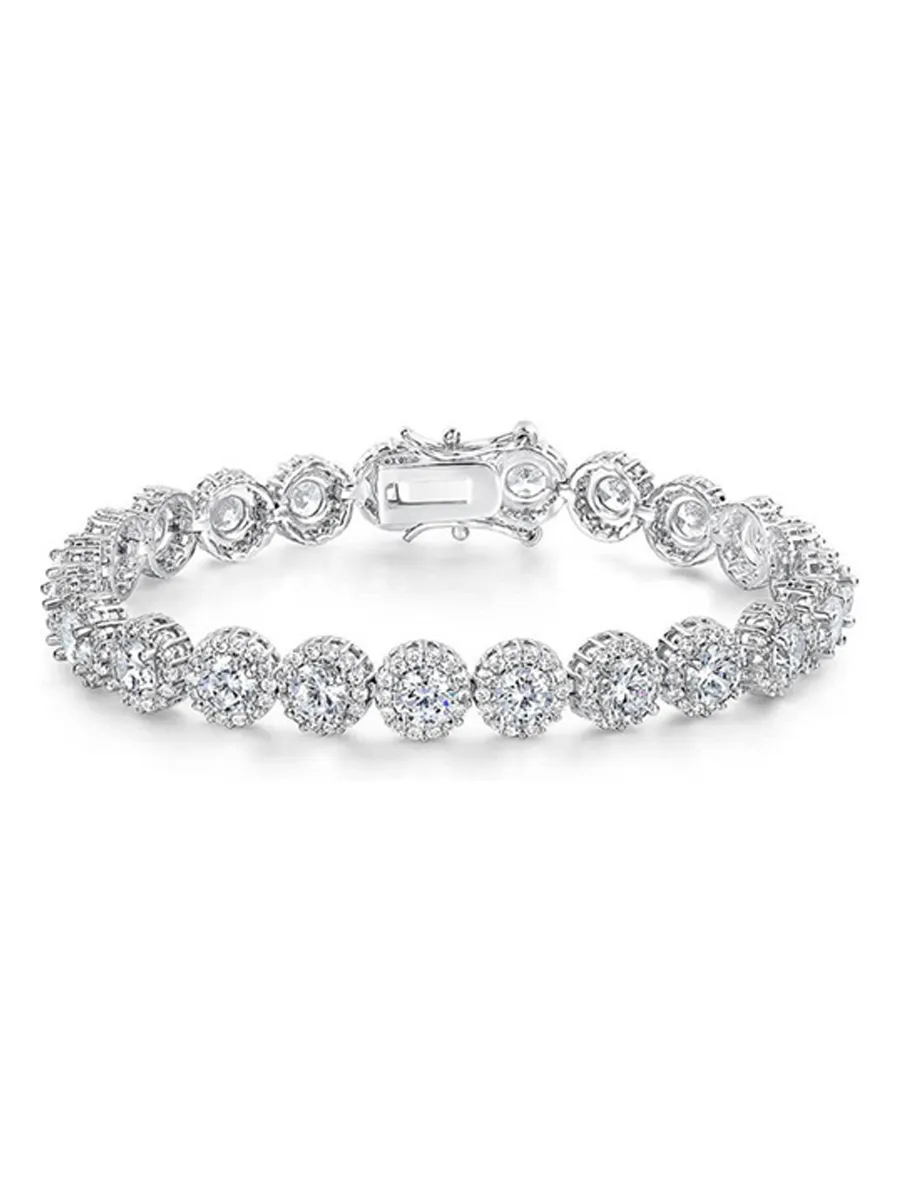 Luna Round Rhinestone Bracelet