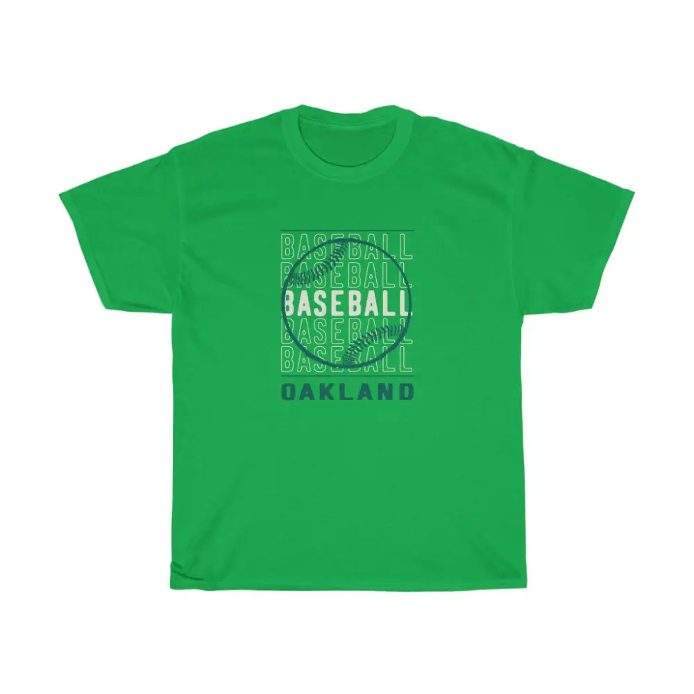 Baseball Oakland with Baseball Graphic T-Shirt