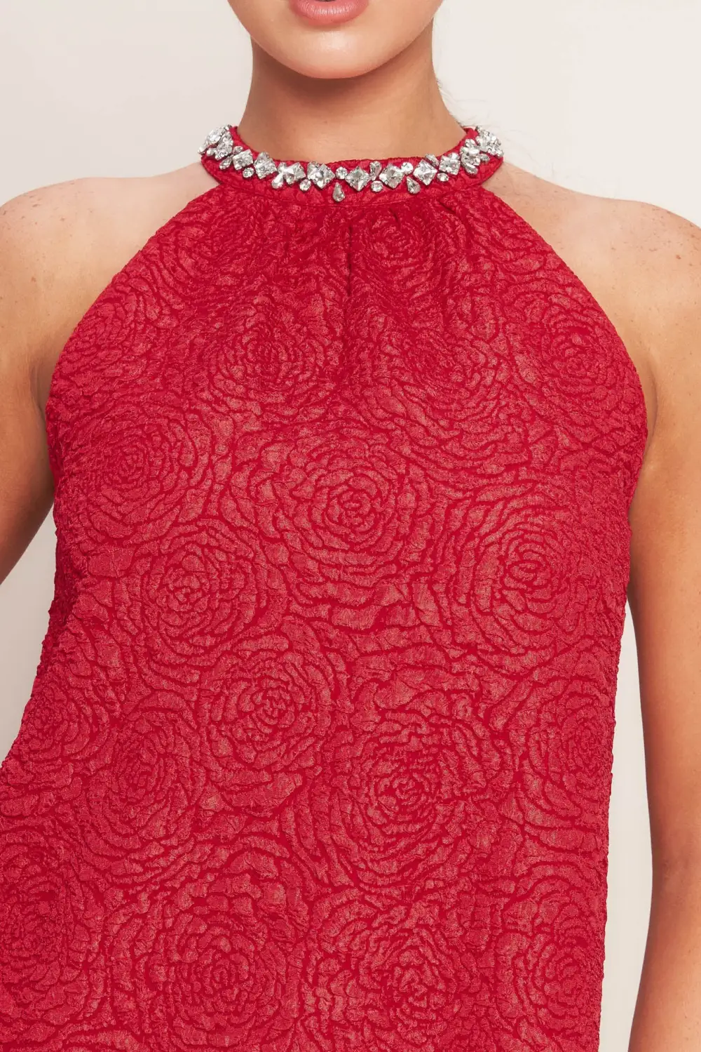 Classic Halter Mini Dress