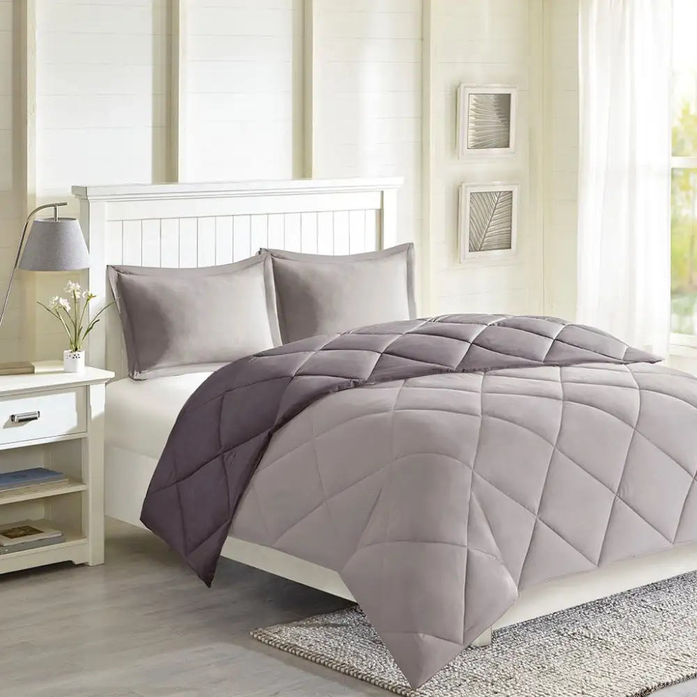 Contemporary Reversible Comforter Bedding Set