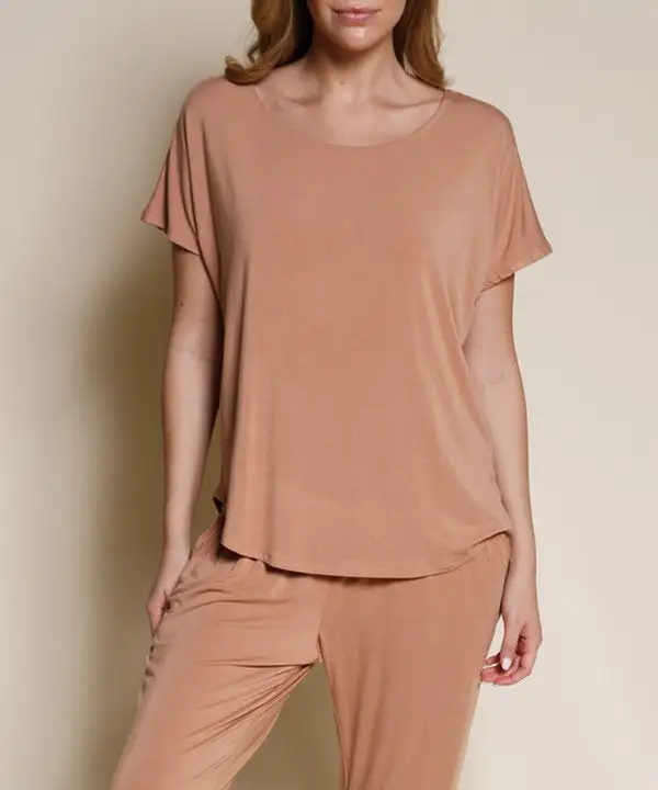 Bamboo Casual Dolman Sleeve Top Tee