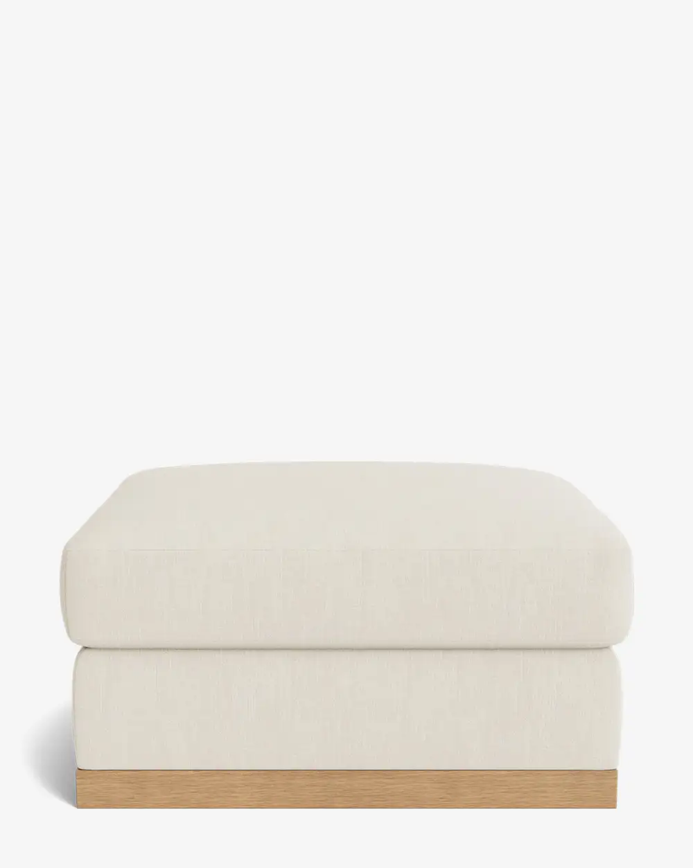 Modular Velvet Ottoman