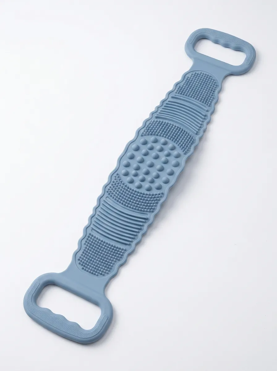 Double-Sided Silicone Body Scrubber Strap