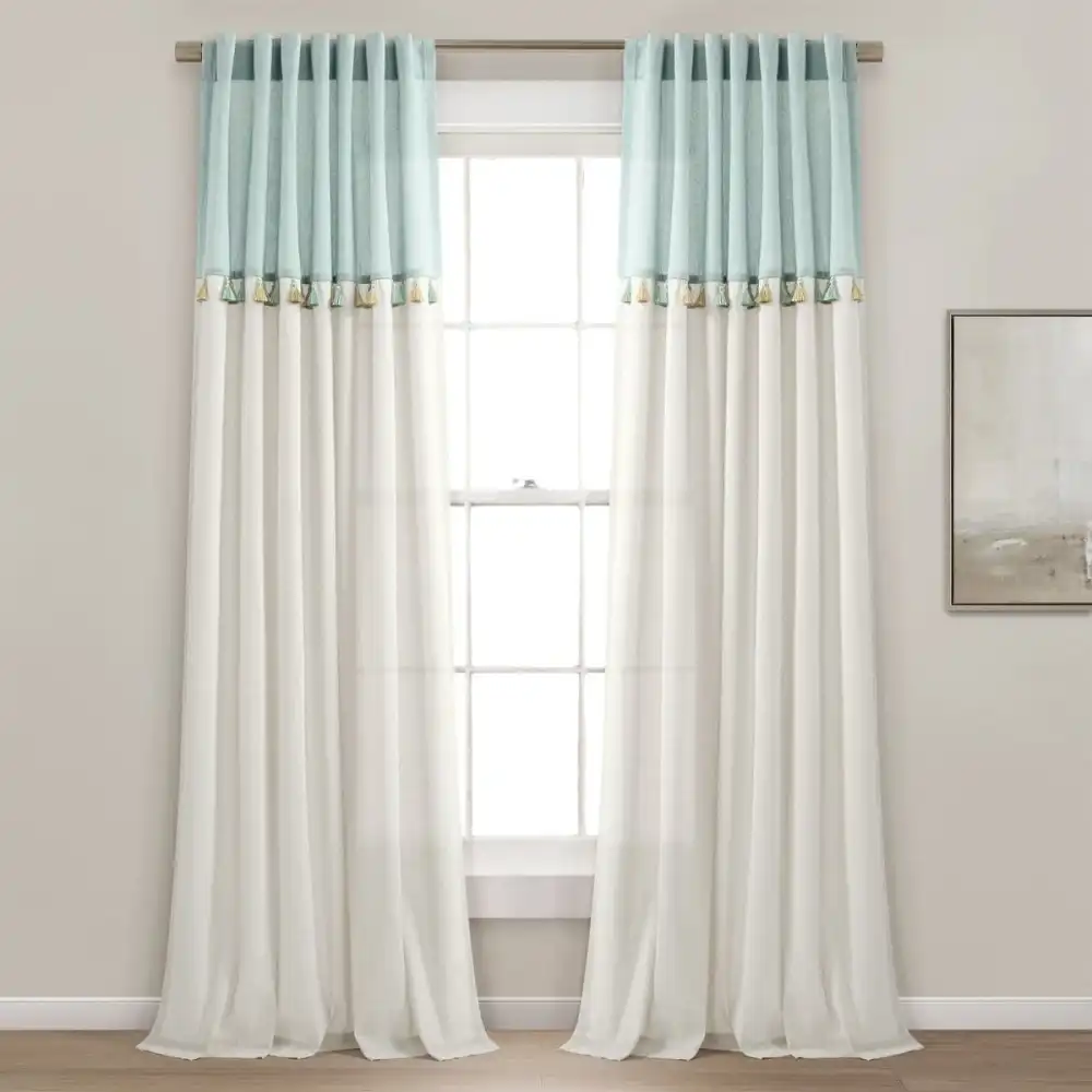 Elegant Linen Window Curtain Set