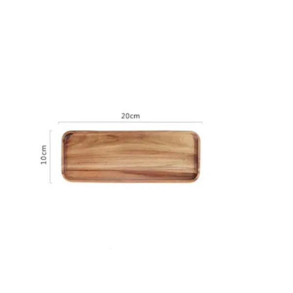 Household Rectangular Wooden Plate