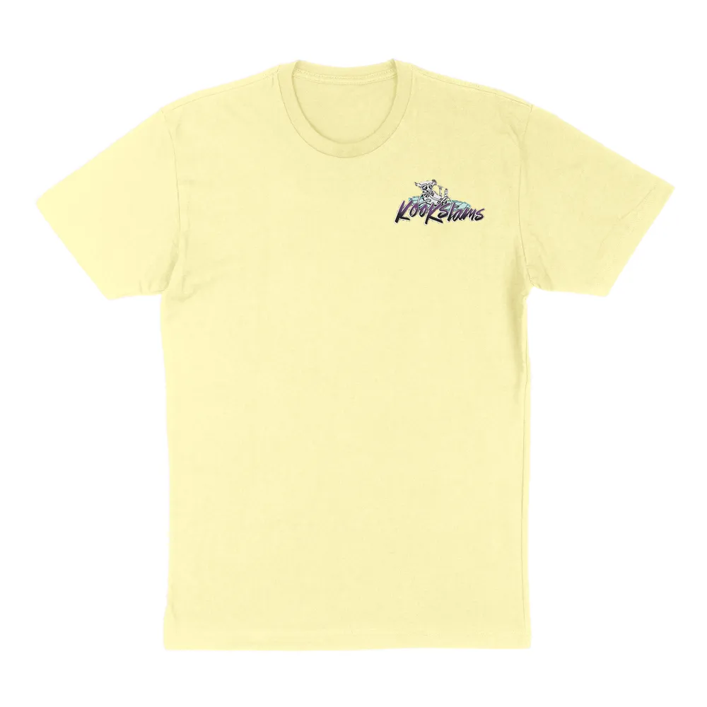 Surfing Freedom Slogan Graphic T-Shirt