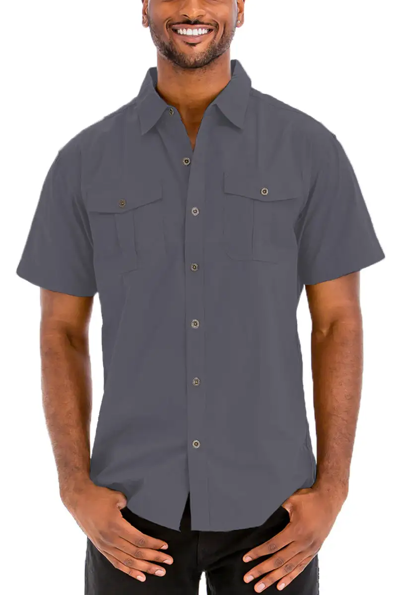 Two Pocket Button-Up Shirt