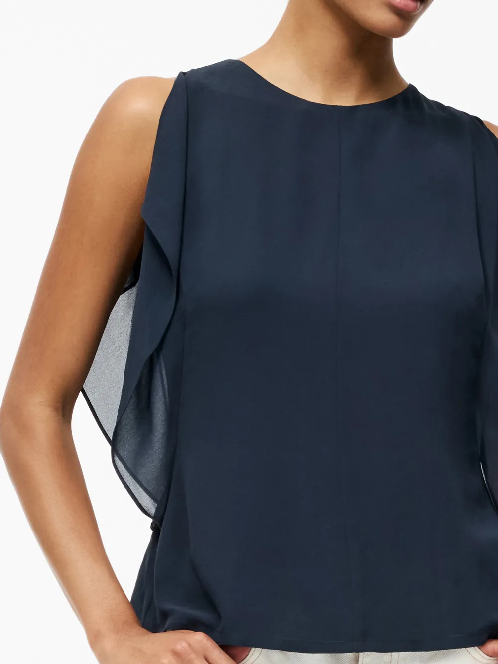 Casual All-Match Solid Color Sleeveless Top