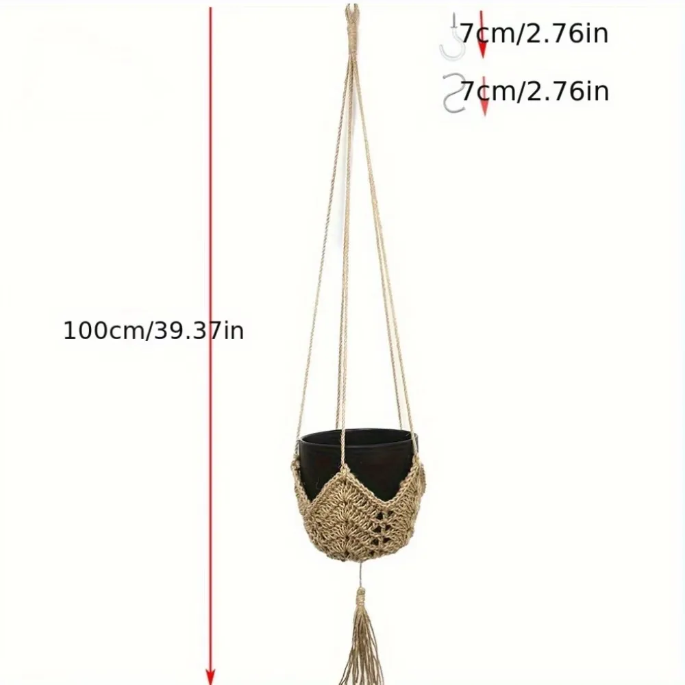 Macrame Hanging Planter Holder