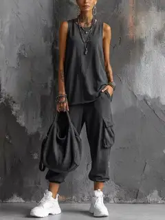 Cargo Pants Matching Set