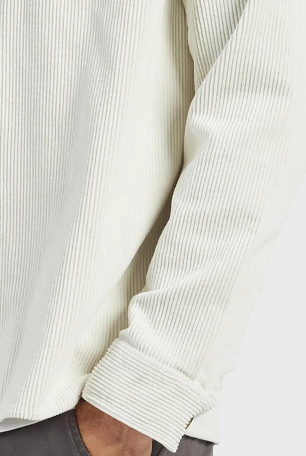 Textured Corduroy Casual Overshirt