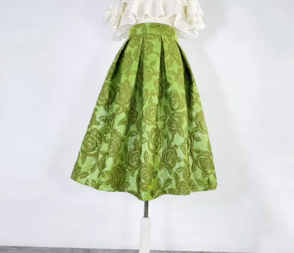 Graceful Relaxed High Waist Skirt