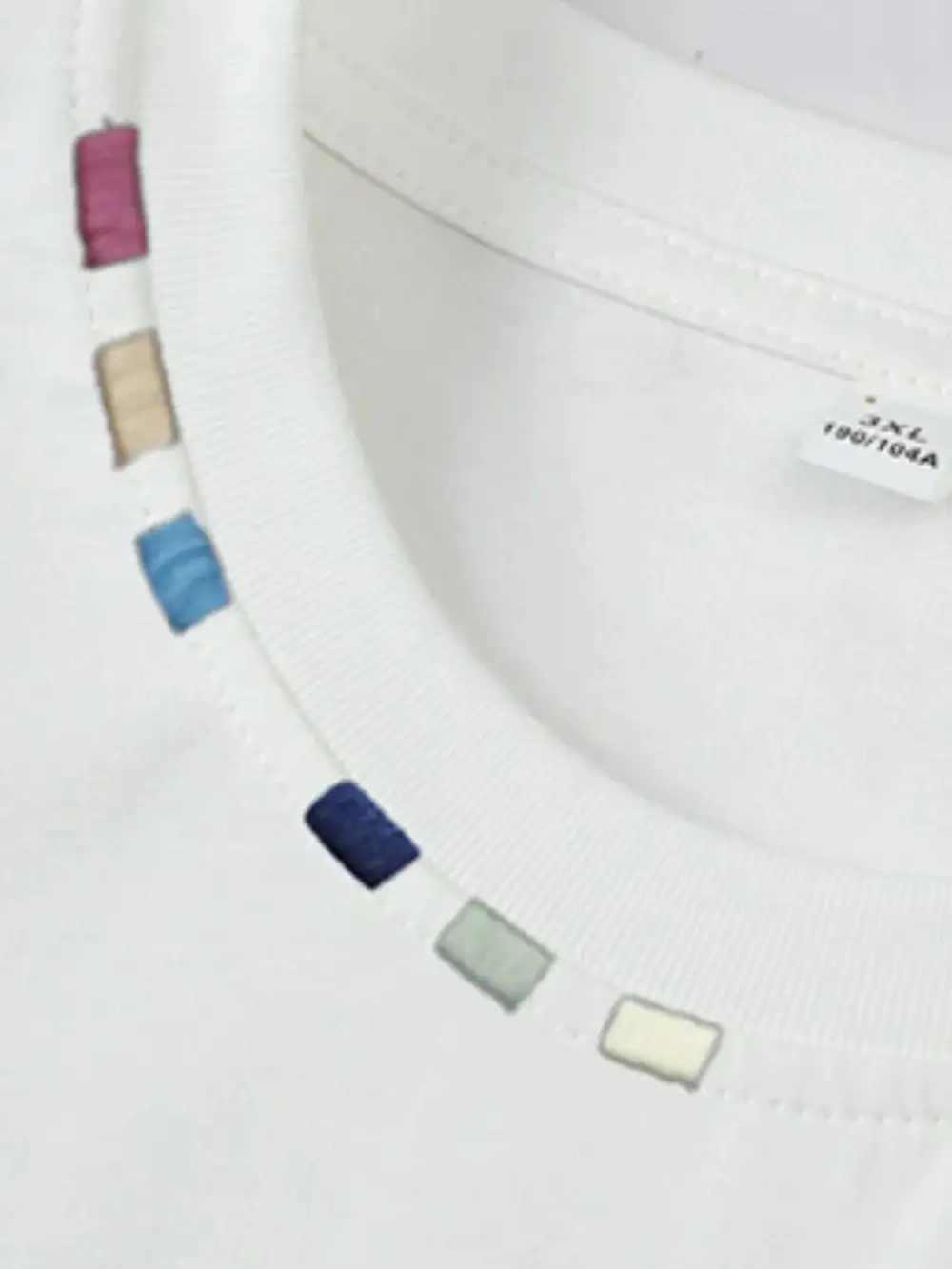 Embroidered Crew Neck Half Sleeve Tee