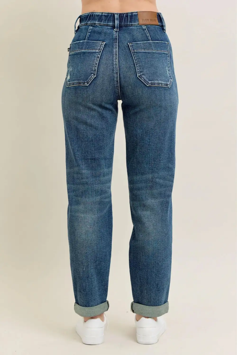 Classic Drawstring Denim Jeans