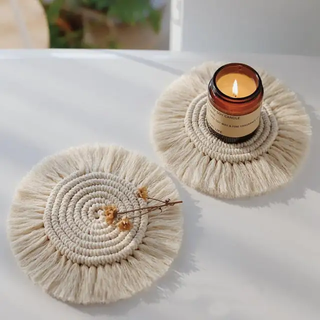 Boho Macrame Woven Decorative Wall Accent