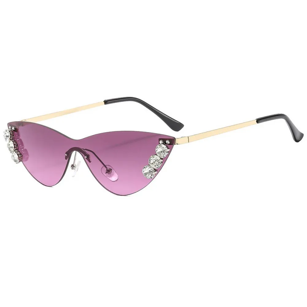 Rhinestone Cat Eye Sunglasses