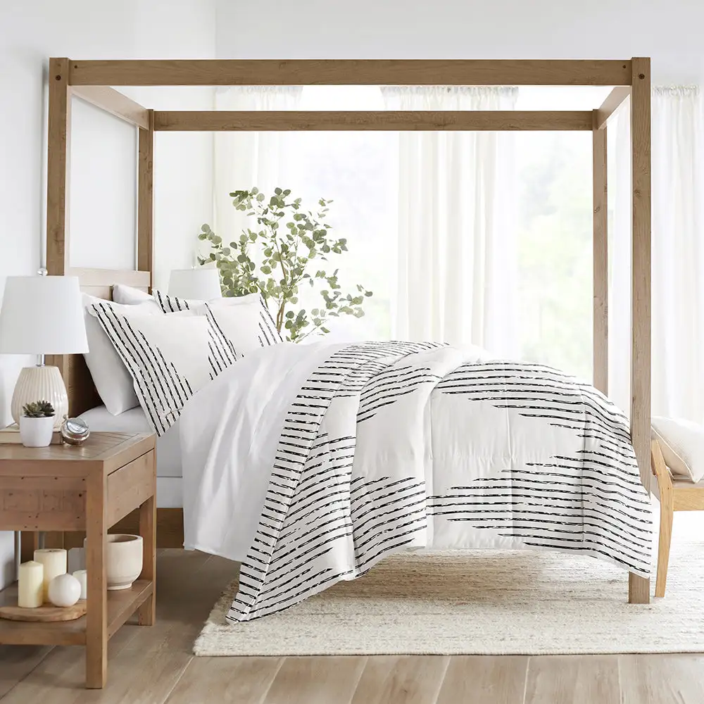 Diamond Stripe Down Alternative Comforter Set