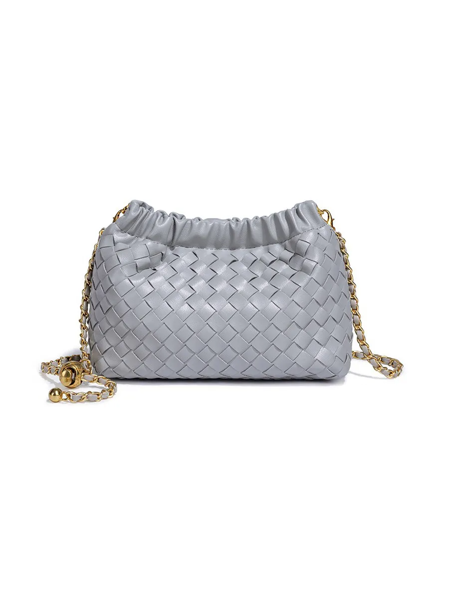 Valentina Hand-Woven Cloud Bag
